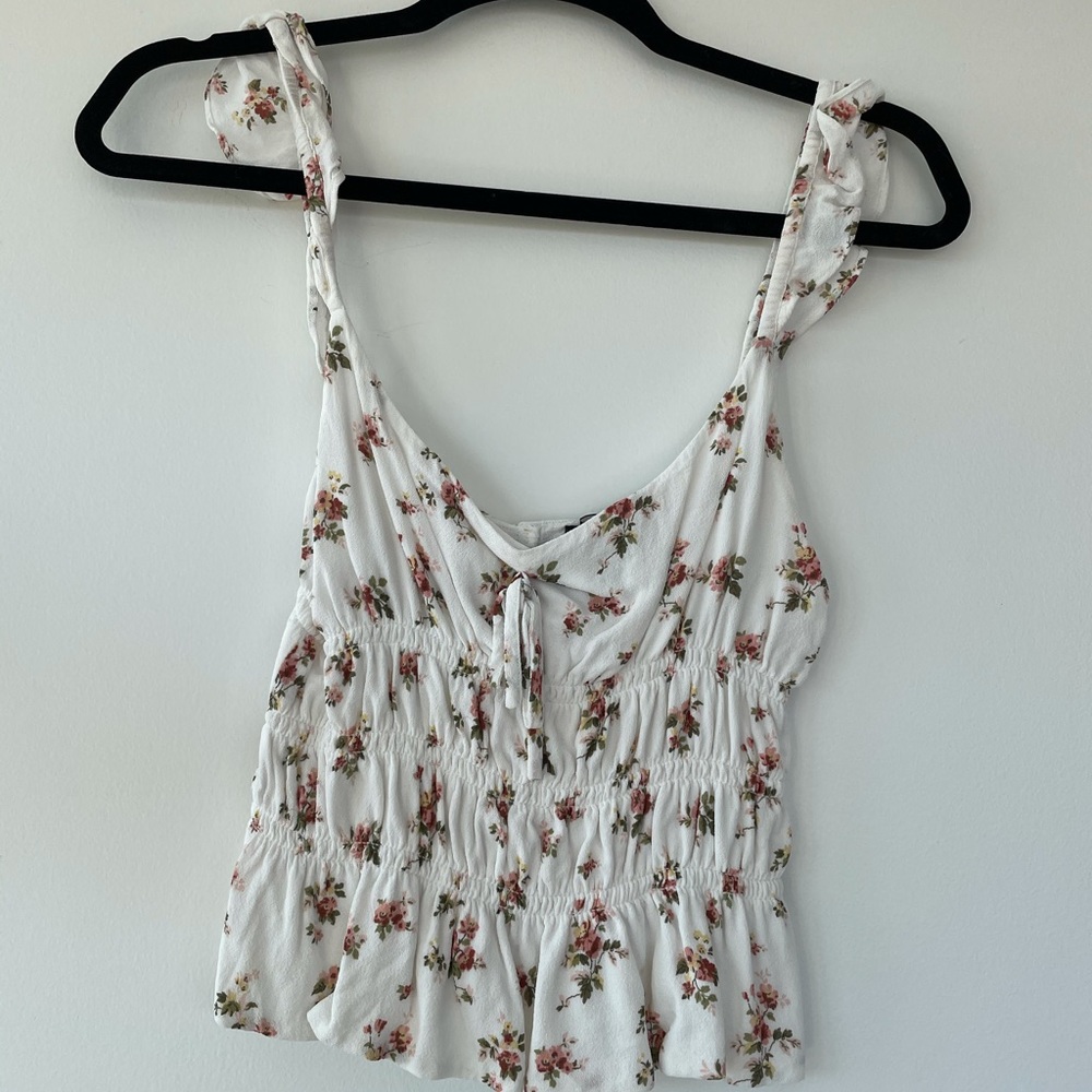 Reformation floral tank top - small